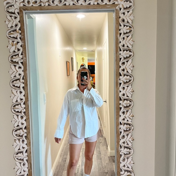 Mango White button down woman’s shirt - Picture 5 of 7